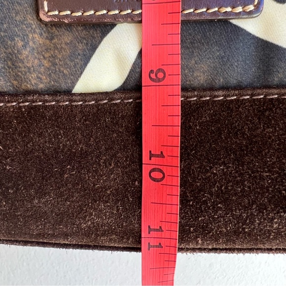 Dooney & Bourke Brown Giraffe Print Purse - Picture 11 of 12